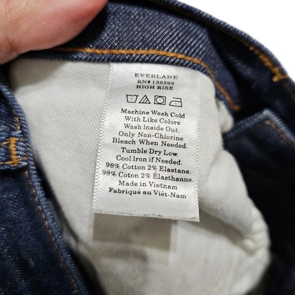 Everlane High Waist Dark Wash Skinny Jeans - Picture 6 of 6